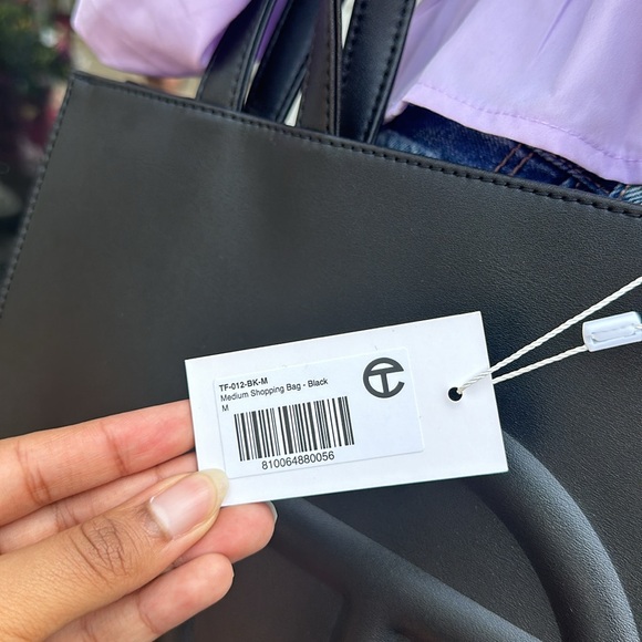 Telfar Medium Black Shopping Bag NWT - Picture 5 of 9